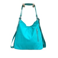 Tas Ransel Kasual Wanita Bahan Kain Cuci Personalisasi, Selempang Tunggal/Ganda, Tahan Air, Fitur Promosi, Warna Trendi, Bahan Nilon