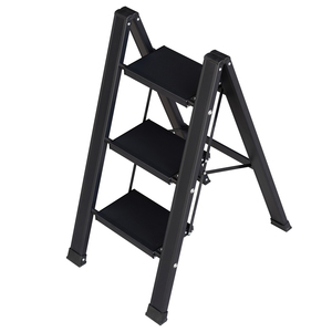 Wide Aluminum Alloy Household <strong>Step</strong> <strong>Ladder</strong> for Drawing Room / Bathroom /cloakroom / <strong>Kitchen</strong> / Home Fixing Use - Product Image 3