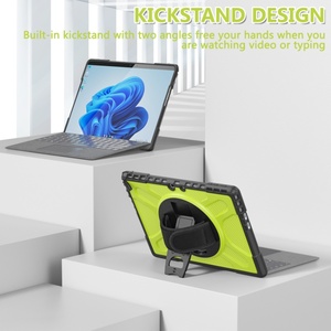Nouveau Design 360 dragonne rotative enfants couverture couverture de support pour Microsoft <span class=keywords><strong>Surface</strong></span> <span class=keywords><strong>Pro</strong></span> 10/<span class=keywords><strong>surface</strong></span> <span class=keywords><strong>Pro</strong></span> 9 étui universel - Product Image 5