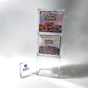 Hot Sale Magnetic Stackable Clear Acrylic <b>Pokemon</b> Tcg <b>Booster</b> Box <b>Case</b> - Product Image 5