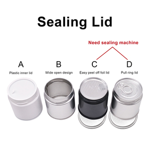 Nuovo Arrivo: Scatola Rotonda in Metallo Vuota <span class=keywords><strong>per</strong></span> Matcha, Tè Verde in Polvere e Caffè, Design Personalizzato, 30g 40g 50g 100g 200g - Product Image 3