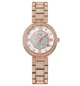 Epoch Custom Logo Brand Watches Skmei 1739 Luxury Woman Watch Diamond Epoch Beautiful Girls Hand Watches
