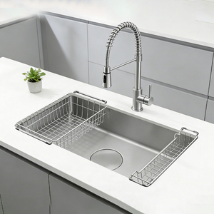 <span class=keywords><strong>Lavello</strong></span> da <span class=keywords><strong>Cucina</strong></span> Monoblocco Sottopiano in Acciaio Inox 304 Fatto a Mano con Superficie Nera Opaca per Cucine Agricole - Product Image 1