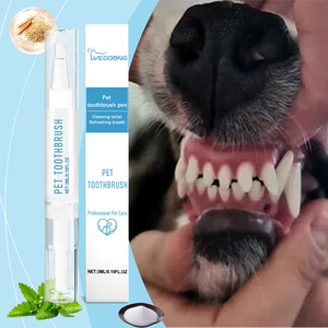 Universal Pet Dental Pen Integrated Teeth Cleaning Tool <b>Toothpaste</b> for Cat Dog Toothbrush Pen for Breath Care Packaged in Box - Product Image 6