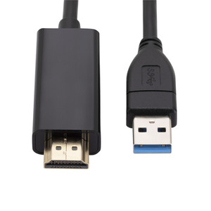 Câble adaptateur USB vers HDMI, 1.8m, mâle à mâle, pour moniteur, projecteur, HDTV, ordinateur portable, convertisseur de mise en miroir de l'écran - Product Image 3