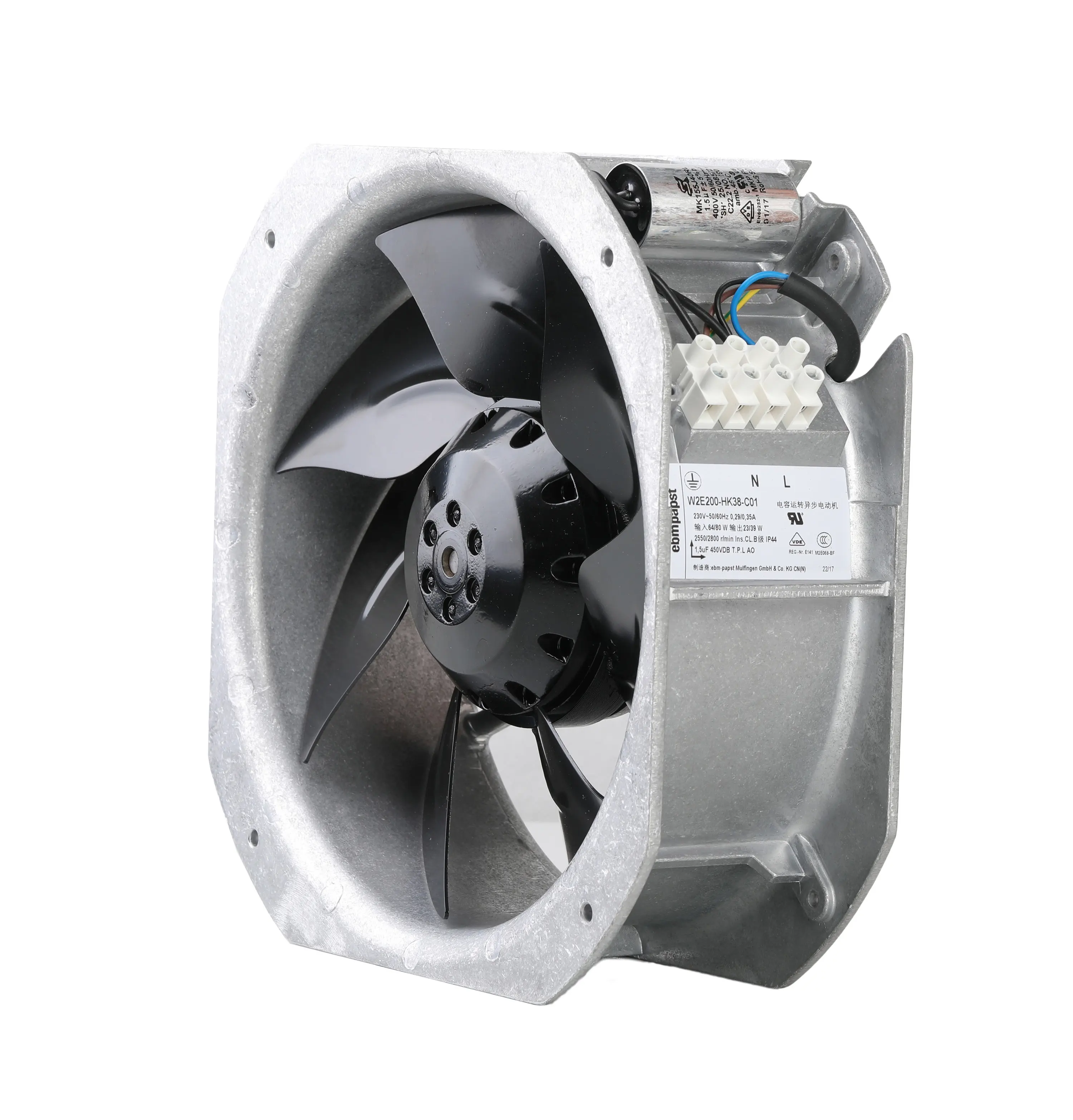 W2E200-HK38-C01 ebmpapst axial compact ventilateur EBM-PAPST TYPE :W2E200-HK38-C01 VENTILATEUR EBM Allemagne