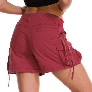 Pantaloncini Cargo da Escursionismo per Donne con Tasche Multiple <span class=keywords><strong>Bermuda</strong></span> Estivi Casual - Product Image 3