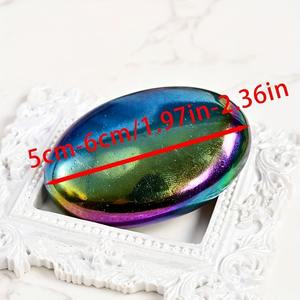 หินออบซิเดียนขัดเงาสไตล์โบฮีเมียน ขนาด 60 มม. คุณภาพสูง สำหรับตกแต่งบ้าน ของขวัญวันหยุด ขายส่ง - Product Image 4