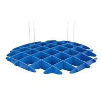 Insonorisé Suspendu Ignifuge Acoustique De Fiber De Polyester Plafond Déflecteur