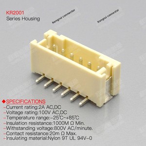 KONNRA KR2001 Single Row Wire To Board Connector 2p3p4p Ph2.0mm Replacement Plug Crimping Terminal <b>Security</b> <b>Equipment</b> - Product Image 4