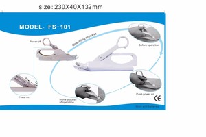 Nhà Máy Giá Hot thợ may kéo điện với pin hoạt động cho vải cắt như đã thấy trên TV FS-101 kéo điện - Product Image 6