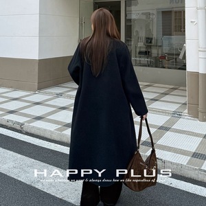 Happy Plus V Neck Wool Knit Sweater Set Plus Size Oatmeal <b>Top</b> <b>Black</b> Pants Women's Solid Color Fitted <b>Long</b> <b>Sleeve</b> - Product Image 3