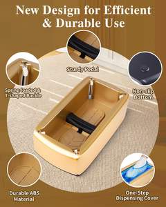 Otomatik 200 adet tek kullanımlık galoş dağıtıcı dayanıklı makine kapalı kullanım için ev için çoğu ayakkabı boyutları uyar, ofis, hastane - Product Image 2