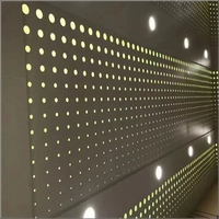 Panneau de façade en alliage d'aluminium perforé ignifuge, revêtement PVDF, revêtement mural extérieur, taille personnalisée