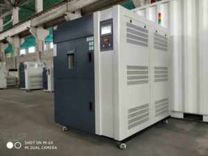 Blaue Farbe Thermal Aging Thermal <span class=keywords><strong>Shock</strong></span> Test kammer 3 Zone Thermal <span class=keywords><strong>Shock</strong></span> Chamber Temperatur Thermal <span class=keywords><strong>Shock</strong></span> <span class=keywords><strong>Tester</strong></span> - Product Image 4