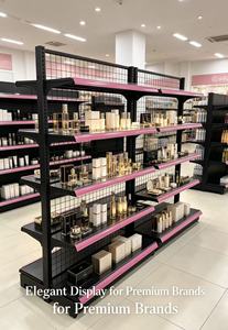 Estantería Góndola Perforada de Doble Cara para Supermercado, Multifuncional, Fabricada con Materiales Metálicos de Acero Duradero - Product Image 4