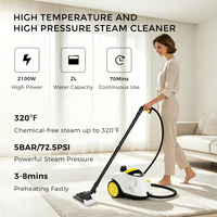 Limpiador a Vapor Profesional de Alta Presión y Calentamiento Rápido para la Limpieza de Casas y Apartamentos