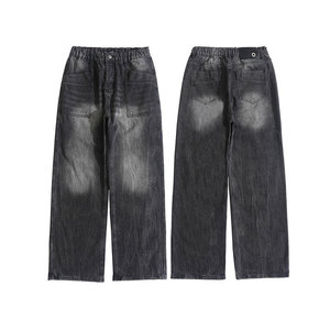 VIVGAE-Pantalon en Denim pour <span class=keywords><strong>Homme</strong></span> et Femme, Vintage, Original, de Marque Américaine, Tendance, Lavé - Product Image 5