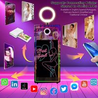 Miroir Photo Interactif avec Écran Tactile 43 Pouces, Appareil Photo et Imprimante – Machine Photobooth Magique pour Fêtes