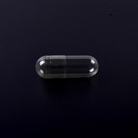 Excellente matière première certifiée HALAL : Capsules vides transparentes résistantes aux acides en HPMC, tailles 000, 00, 0, 1, 2, 3, 4, 5