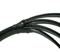 222A121 222A132 Équivalent de manchon thermorétractable en élastomère modifié, formes moulées sous angle droit, pièce moulée