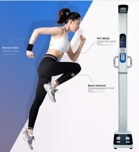 échelle numérique gameful Suppliers-Balance numérique pliable 2021, analyseur de poids et de la taille du corps, de la graisse corporelle, à pièces