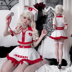 <span class=keywords><strong>Costume</strong></span> da <span class=keywords><strong>infermiera</strong></span> <span class=keywords><strong>Sexy</strong></span> donna taglie forti di Halloween medico uniforme abito da scena spettacolo di scena per festa di ruolo - Product Image 3