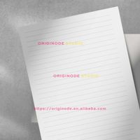 Recharges personnalisées imprimées 120 g/m² sans transfert de couleur, non datées, B5 A5, pour organiseur de journal à reliure à disques, avec pages lignées et quadrillées