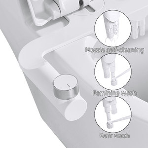 Bidé Simple y Delgado con Doble Boquilla, Autolimpiante, Inteligente, No Eléctrico, <span class=keywords><strong>para</strong></span> Cuidado Postparto, Montado en el Suelo del Baño, Ecológico - Product Image 1