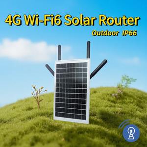 Routeur modem 4G LTE à énergie solaire avec <span class=keywords><strong>Wifi</strong></span> 6, extension, panneau solaire 12W, batterie 18000mAh, étanche IP66, <span class=keywords><strong>carte</strong></span> <span class=keywords><strong>SIM</strong></span> pour le camping - Product Image 6