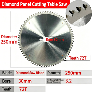 YUFU Kunlun Industrial Grade Laser Welded Hot Press Diamond <b>Saw</b> Blade for Woodworking Push Table <b>Saw</b> & Panel <b>Saw</b> Cutting - Product Image 3