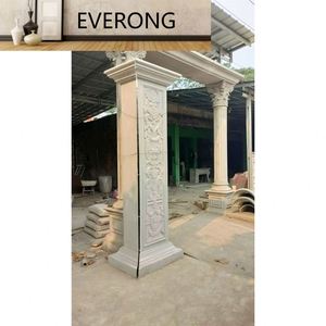 Colonne de Portail Moderne en Pierre Naturelle, Pilier Romain, Ornemental et Durable, Solution Complète pour Projets de Jardin, Villa et Parc - Product Image 2