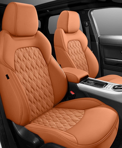 ที่หุ้มเบาะหนังลายเพชรสำหรับ Toyota RV4 /highlander/sequoia/fj cruiser/land Cruiser camry/corolla/avalo/<span class=keywords><strong>yaris</strong></span> - Product Image 1