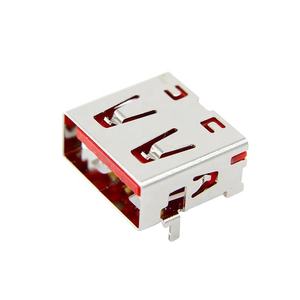Connettore USB 2.0 Tipo <span class=keywords><strong>A</strong></span> Femmina ad Angolo Retto <span class=keywords><strong>90</strong></span> Gradi per Montaggio PCB DIP Verde/Rosso - Product Image 4
