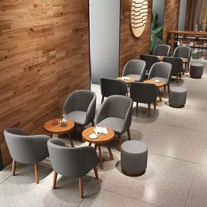 Modern PU Leather <b>Armchair</b> with Wooden Legs Solid Back Design Midcentury Style Comfortable <b>Dining</b> Room Set - Product Image 3