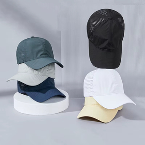 JX Fashion Laser Cut Hole Perforierte gestapelte Hydro Baseball mütze Custom 6 Panel Hydro Mesh Cap Style Trucker Hut - Product Image 2