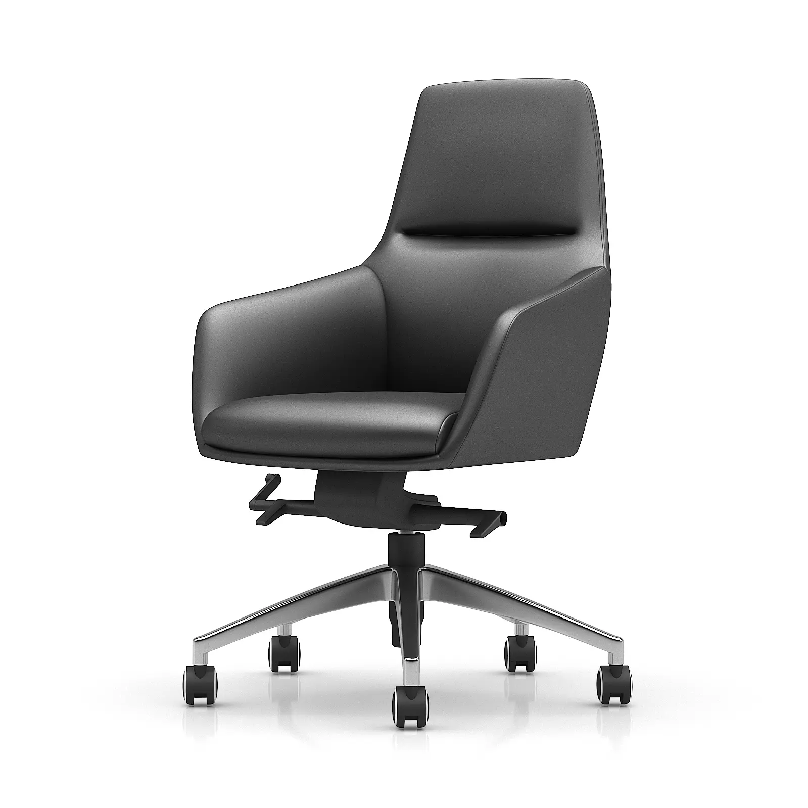 gris visiteurs chaise 2x conférence chaise Afragola cuir synthétique 