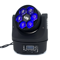 Sharpy 6x15W 4in1 Moving Head Beam Light mit Osram LED für RGBW Bühnenbeleuchtung bei DJ-, KTV-, Disco-, Konzert- und Show-Events
