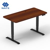 2JR3 Piétement de table électrique réglable en hauteur, pour bureau assis-debout, avec double moteur et système de levage à 3 niveaux, mobilier de bureau à domicile