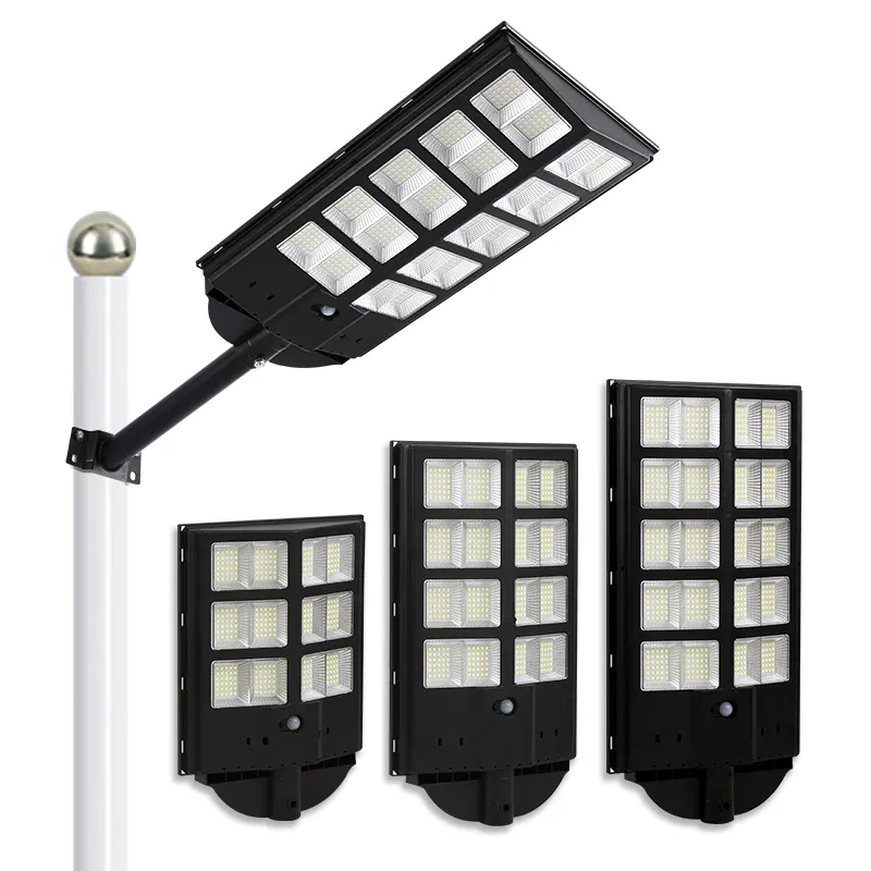 Outdoor High-Power Zonne-Straatverlichting Fabrikant Prijs 600W 800W 1000W 2000W Ip67 Alles In Één Geïntegreerde Lamp Straat Led
