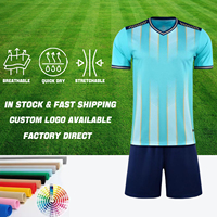 25 26 Maillots de football personnalisés avec numéro, nom et logo – Tenues de football en mesh pour l'entraînement – Maillot de football tendance