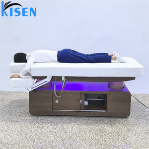 Kisen Nouveau <span class=keywords><strong>Lit</strong></span> de Beauté <span class=keywords><strong>Électrique</strong></span> Économique à 4 Moteurs, Table de Salon pour Cils, Chaise à Cils Personnalisée, <span class=keywords><strong>Lit</strong></span> Réglable de Luxe avec Armoire Lumineuse - Product Image 6