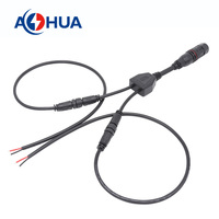 5A DC Power 4Pin Mâle Femelle Circulaire Connecteur Étanche M16 Fil à Fil IP68 Led Faisceau de Fil pour Éclairage + Système de Ventilateurs