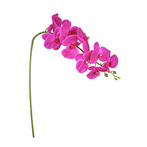 Orquídeas Phalaenopsis Artificiales, Flores de Seda de 9 Cabezas, Alta Simulación, Decoración para Bodas y Hogar - Product Image 5