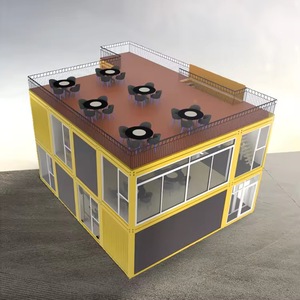 Contenedor de panel sándwich prefabricado portátil moderno, casa barata de 20 pies y 40 pies, edificio de oficinas de hotel, uso de cocina, China - Product Image 3