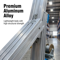 Lève-personne manuel portable en alliage d'aluminium, économique, capacité 300 kg, petit élévateur vertical, 5 m, 6,5 m, 8 m
