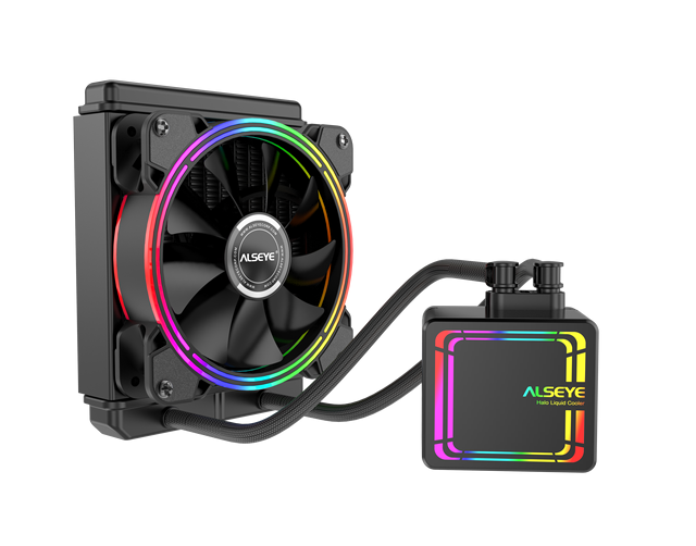 ALSEYE Computer Liquid Cooling and Cpu Cooler Water with Rgb AIO Water Cooling
