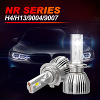 NAOEVO Ampoule de phare à LED de voiture 6000K Modèles de température de couleur A4 A3 Matiz Compatible Faros H1 H3 H4 H11 880 9005 9006 9012 Lampe