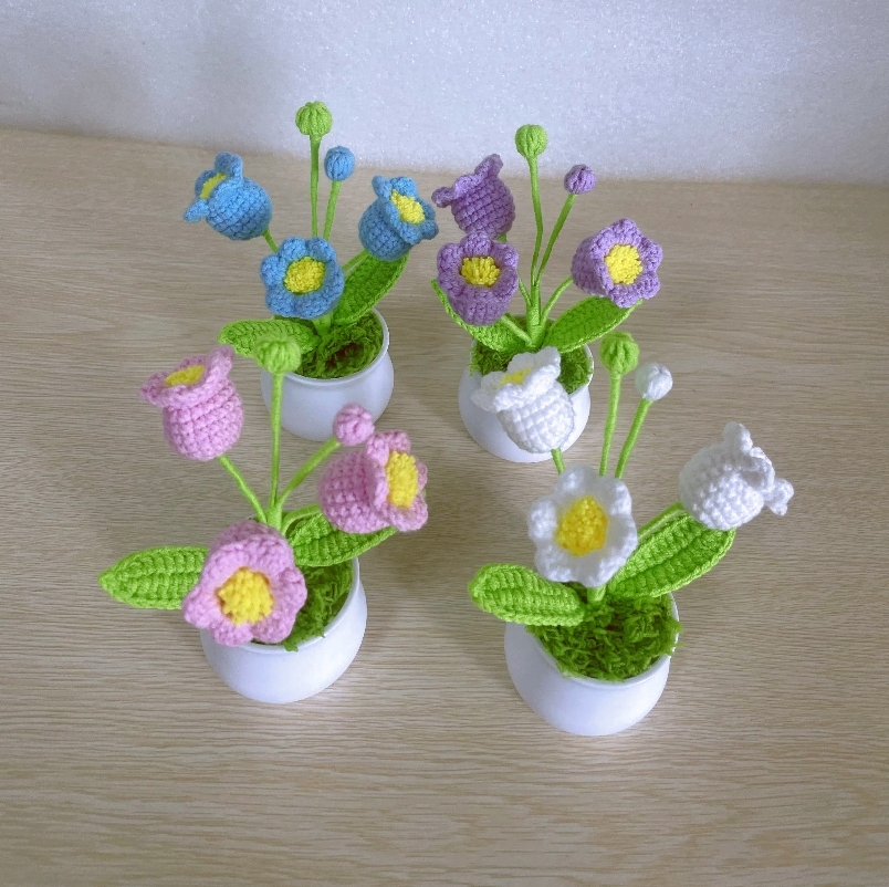 Tulipani all'uncinetto