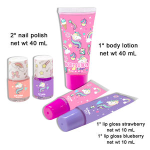 Preescolar niños niña Diy manicura cosmética esmalte de uñas juego de simulación Cuerpo Conjunto y juguetes de uñas maquillaje para niños - Product Image 4